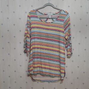 Striped Multicolor Women's Top